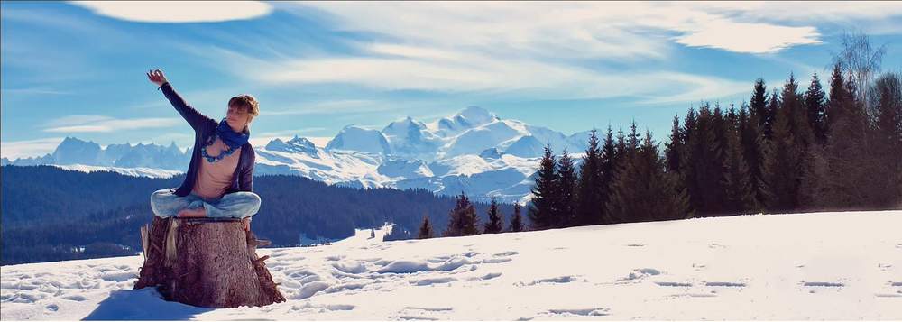 Yoga en montagne, aux Gets